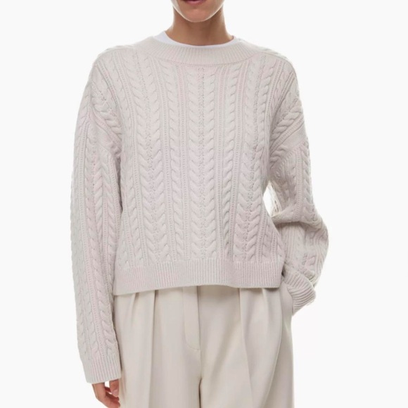 Aritzia Sweaters - Aritzia The Group by Babaton Illustrator Knit Merino Wool Sweater Gray
Size S